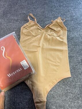 Barena Nude Shaping Bodysuit - Beige